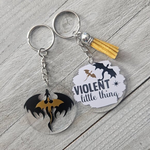 Violent Little Thing Keychain - Picture 2 of 4